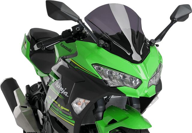 PUIG HI-TECH PARTS 2301-2821 Race Windscreen - 15-3/4" - Dark Smoke - Kawasaki
