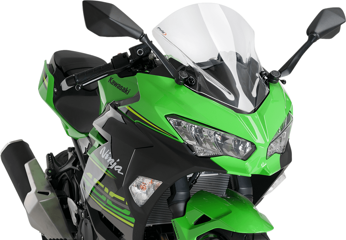 PUIG HI-TECH PARTS 2301-2825 Race Windscreen - 15-3/4" - Clear - Kawasaki