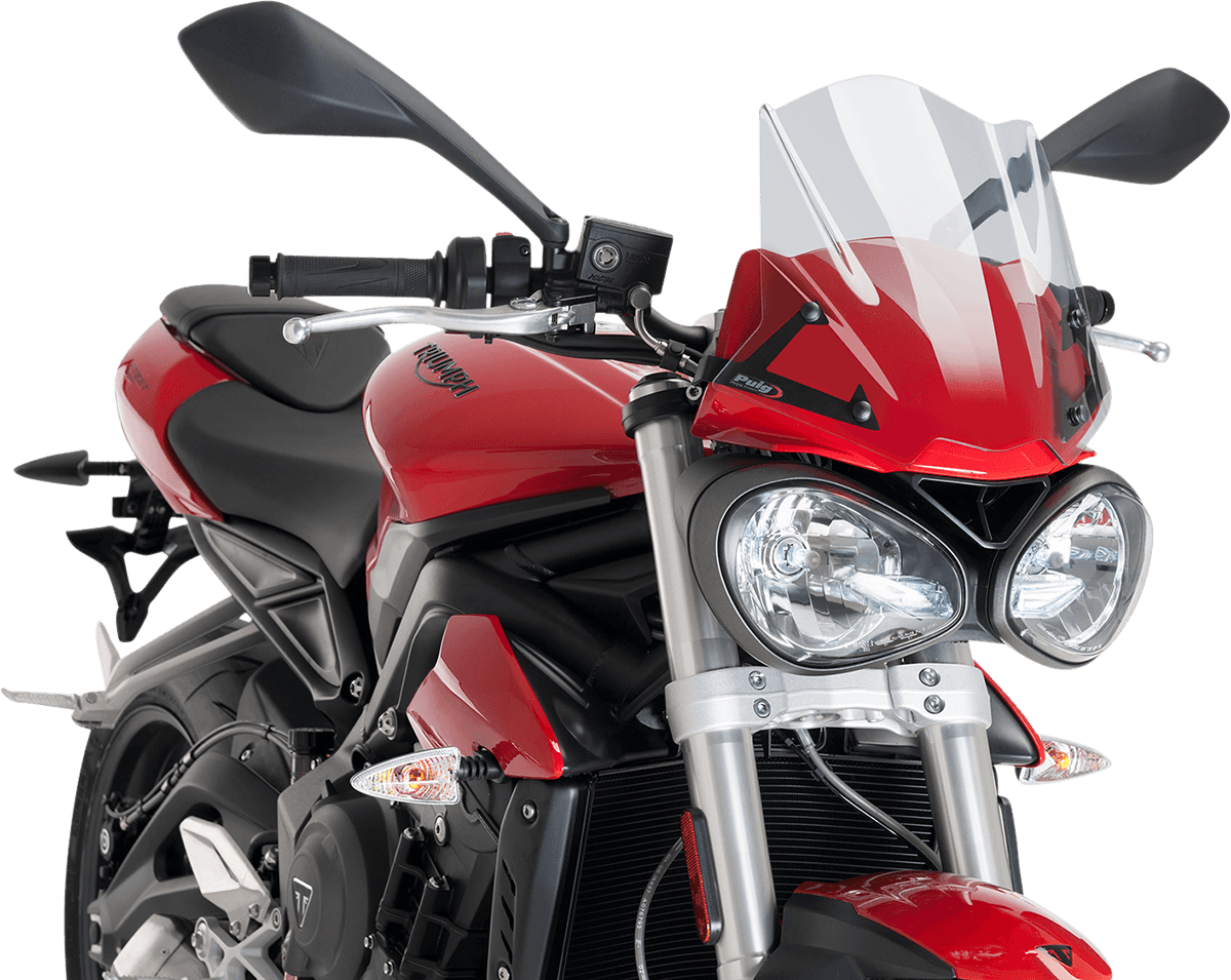 PUIG HI-TECH PARTS 2301-2829 New Generation Windscreen - 12-1/4" - Clear - Street Triple 765
