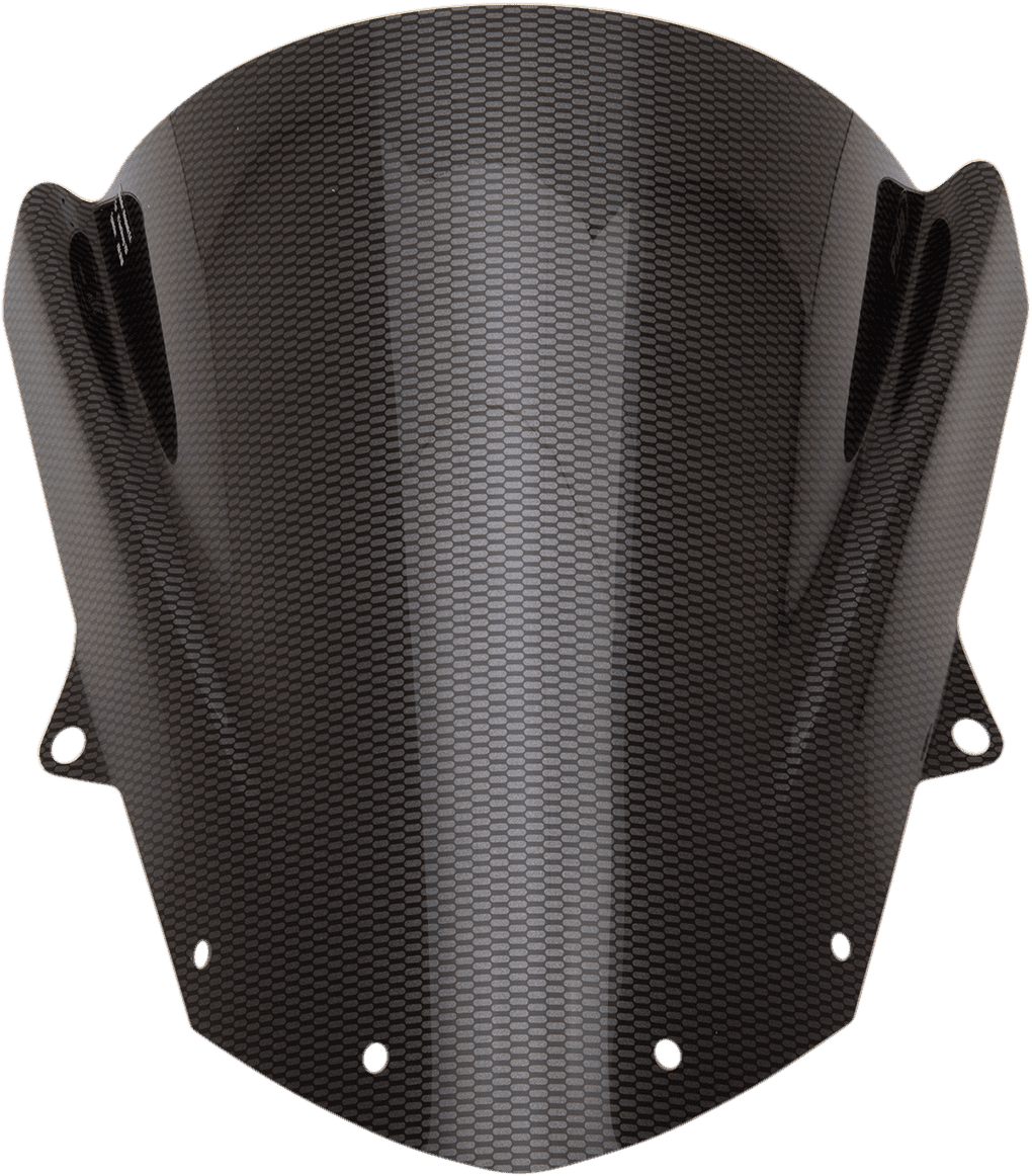 PUIG HI-TECH PARTS 2301-2841 Race Windscreen - 13-3/4" - Carbon - ZX-6R