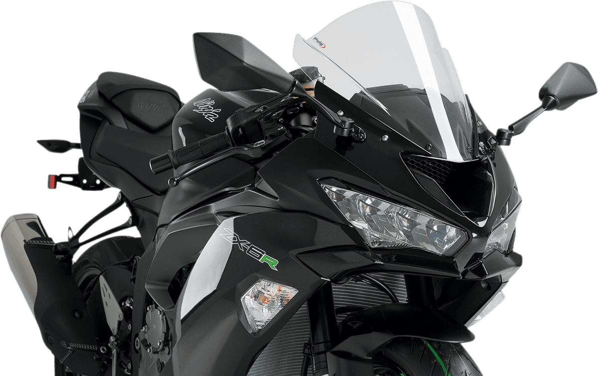 PUIG HI-TECH PARTS 2301-2846 Race Windscreen - 13-3/4" - Clear - ZX-6R
