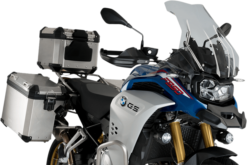 PUIG HI-TECH PARTS 2301-2885 Touring Windscreen - 21-1/4" - Smoke - BMW — image 1 of 2