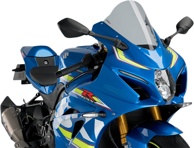 PUIG HI-TECH PARTS 2301-2960 Race Windscreen - 11-1/4" - Smoke - GSX-R