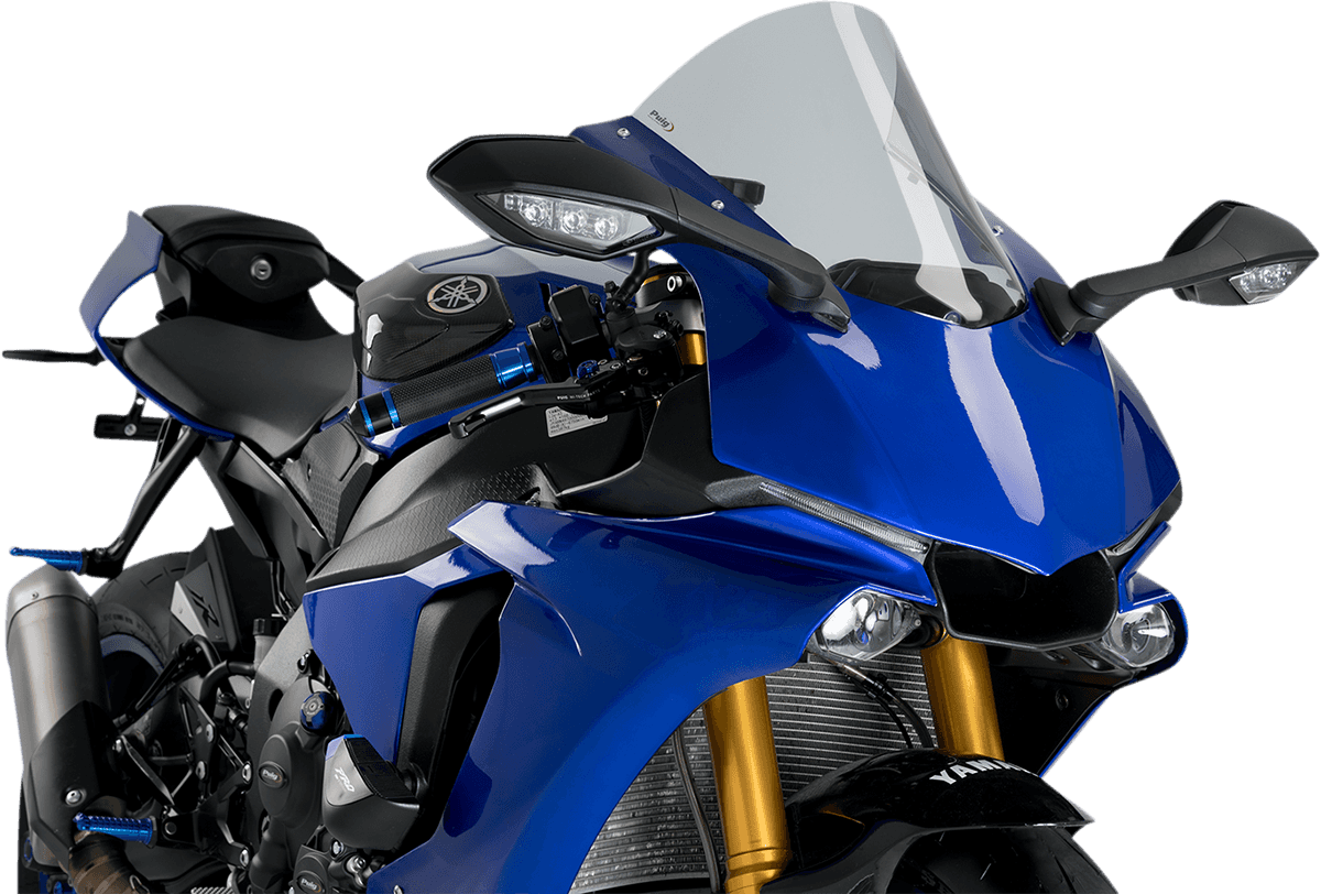 PUIG HI-TECH PARTS 2301-2964 Race Windscreen - 14-3/8" - Smoke - YZF-R1