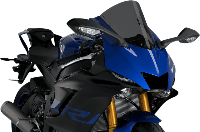 PUIG HI-TECH PARTS 2301-2967 Race Windscreen - 14-1/2" - Dark Smoke - YZF-R6/YZF-R7