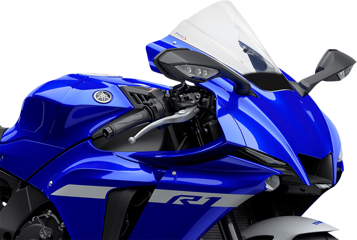 PUIG HI-TECH PARTS 2301-2990 Race Windscreen - 13-1/4" - Clear - YZF-R1