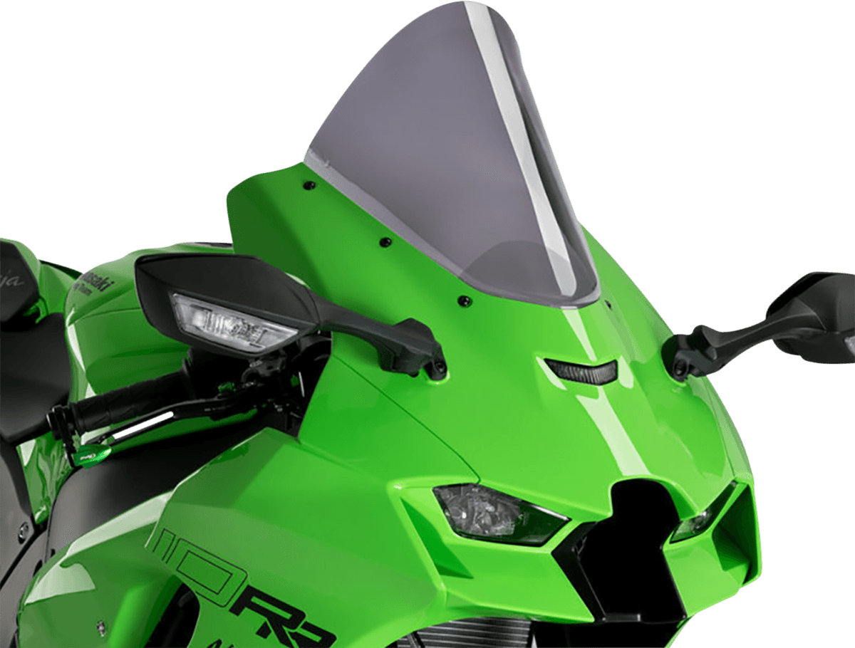 PUIG HI-TECH PARTS 2301-3039 Race Windscreen - 12-1/2" - Dark Smoke - Ninja ZX-10R