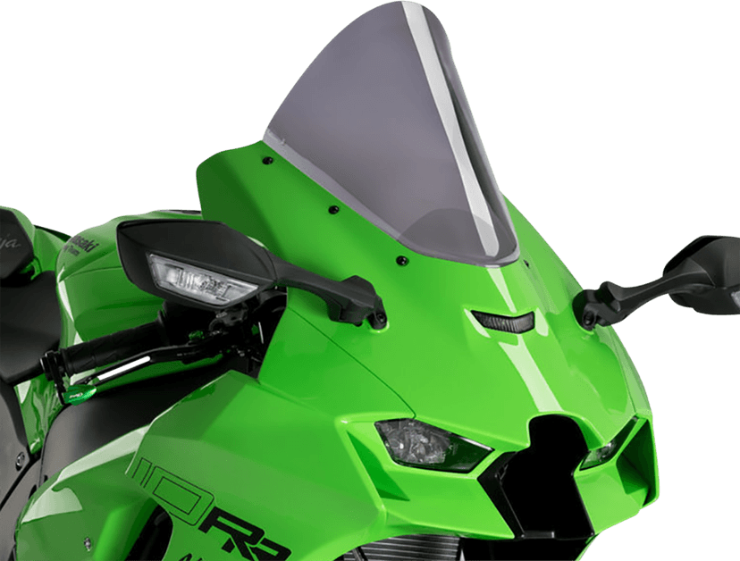 PUIG HI-TECH PARTS 2301-3039 Race Windscreen - 12-1/2" - Dark Smoke - Ninja ZX-10R