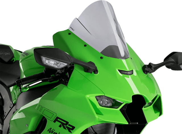 PUIG HI-TECH PARTS 2301-3043 Race Windscreen - 12-1/2" - Smoke - Ninja ZX-10R