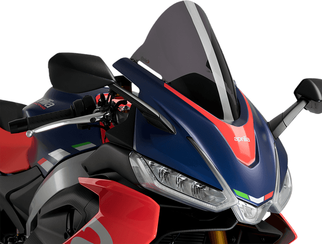 PUIG HI-TECH PARTS 2301-3044 Race Windscreen - 12-1/2" - Dark Smoke - RS 660
