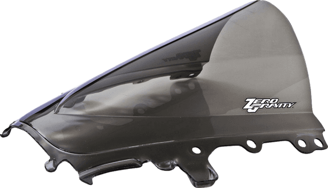 ZERO GRAVITY 2301-3112 Double Bubble Windscreen - Light Smoke - YZF R1/R1M/World GP