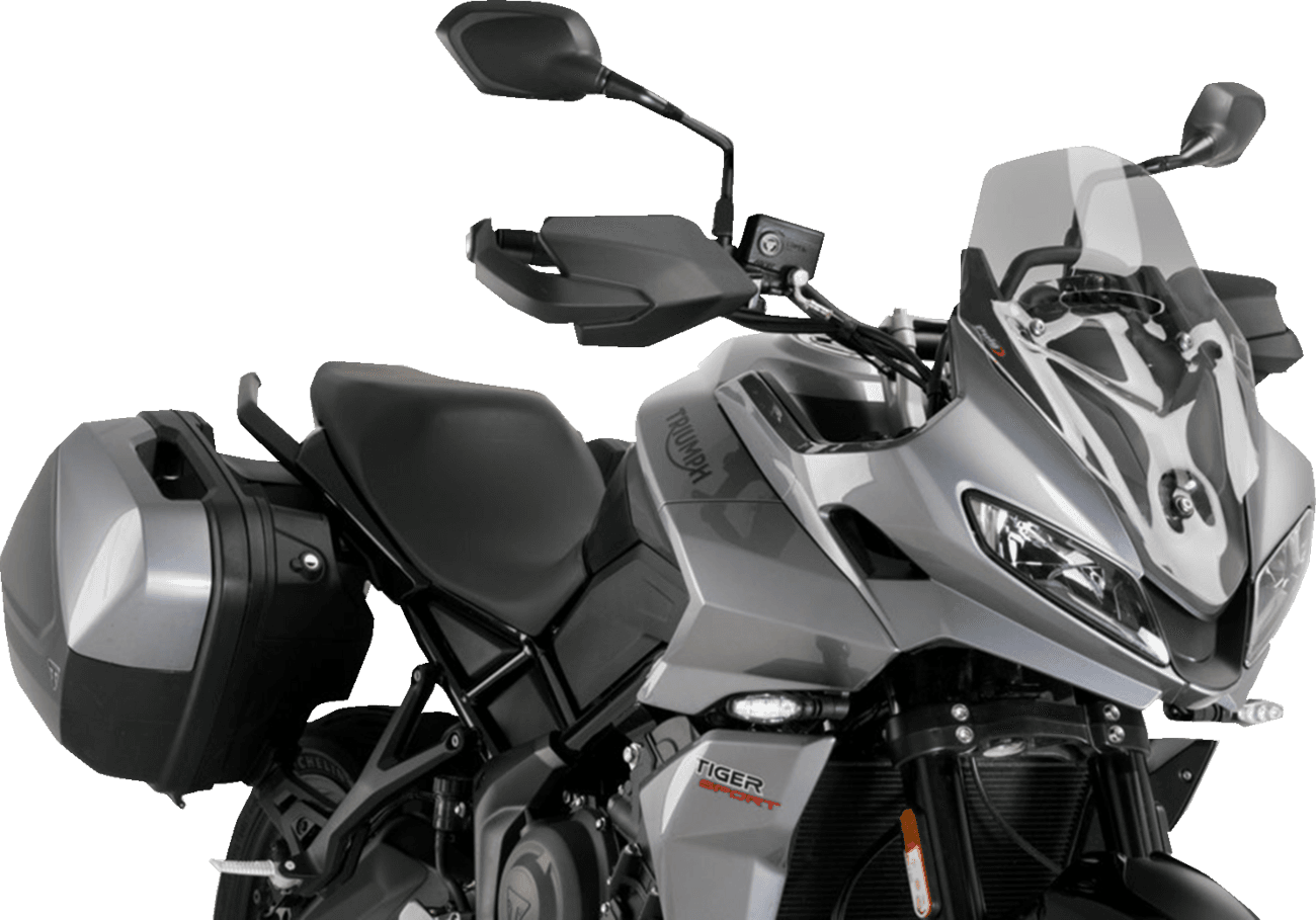 PUIG HI-TECH PARTS 2301-3135 Sport Windscreen - 18" - Smoke - Tiger Sport 660