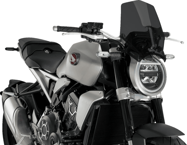 PUIG HI-TECH PARTS 2301-3140 New Generation Sport Windshield - 13-1/2" - Dark Smoke - CB1000R