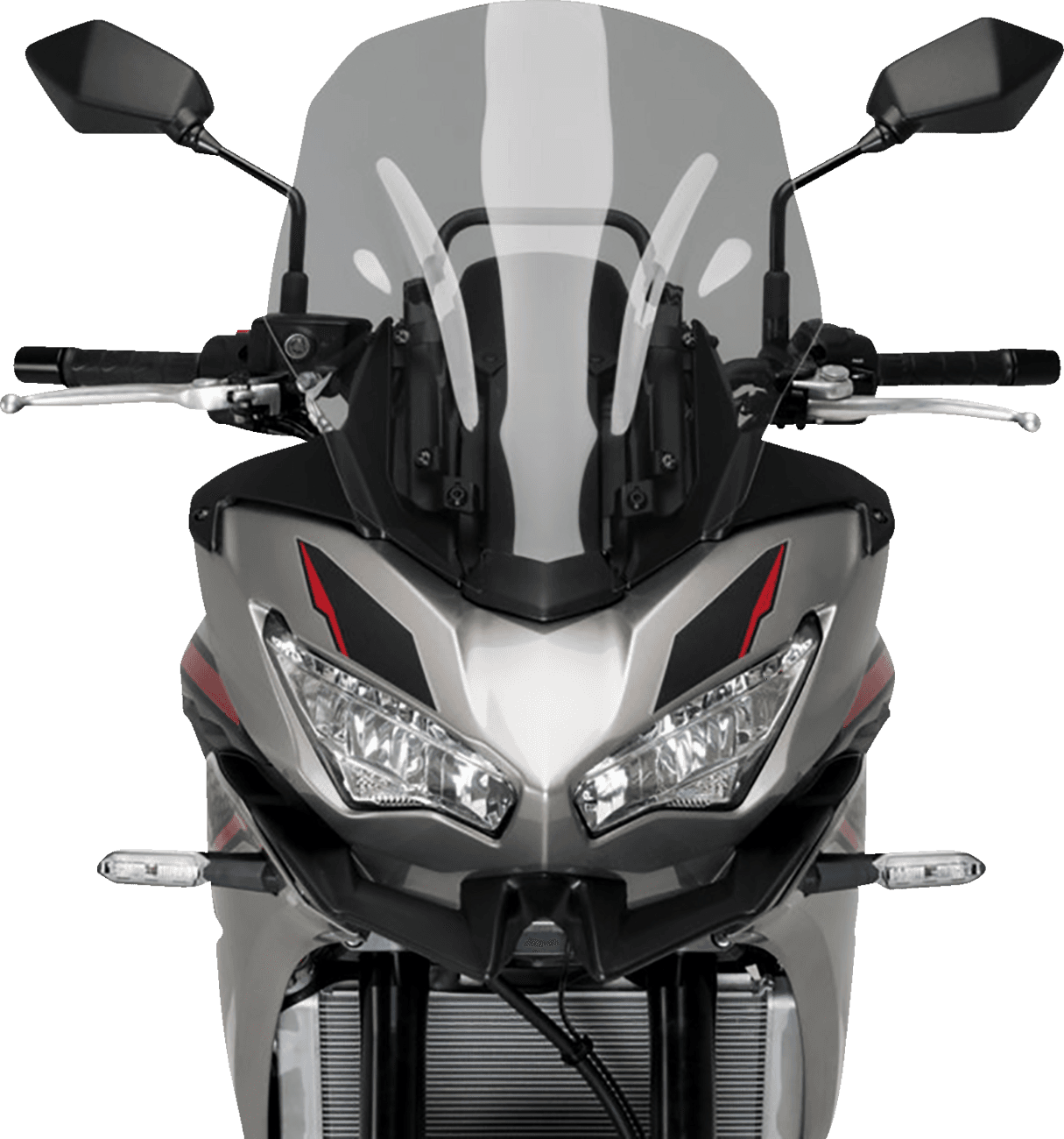 PUIG HI-TECH PARTS 2301-3146 Touring Windscreen - 18-3/4" - Smoke - Versys 650