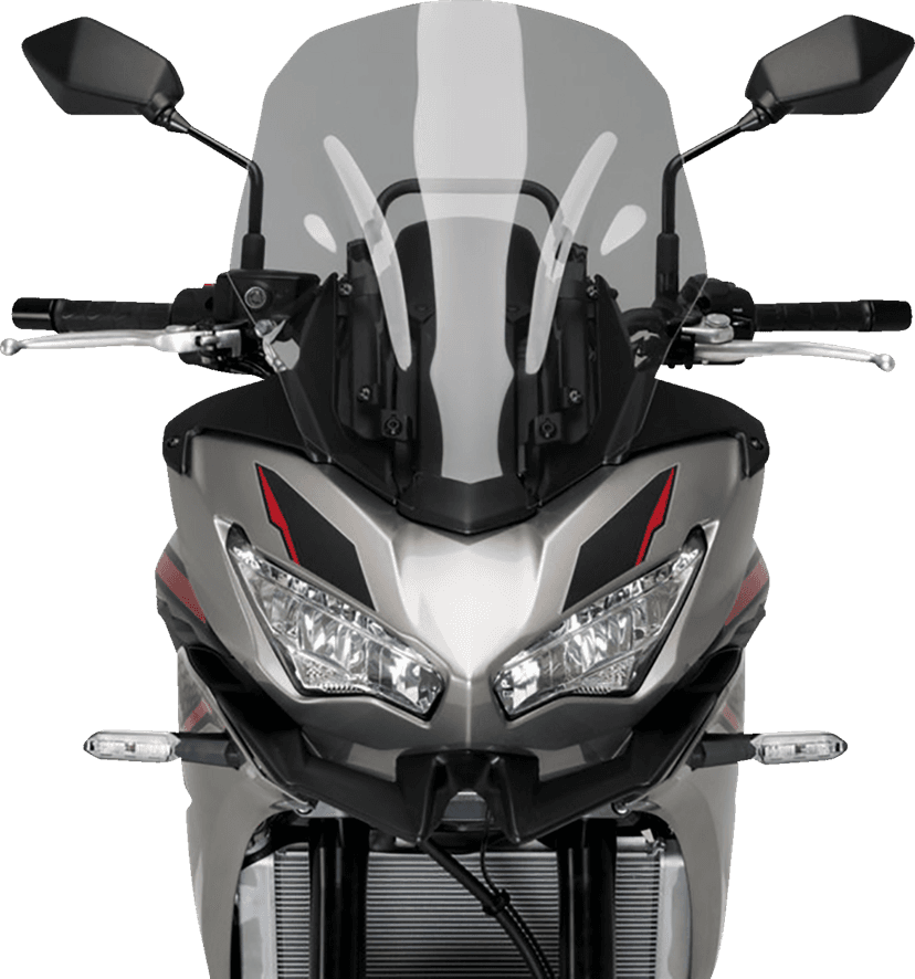 PUIG HI-TECH PARTS 2301-3146 Touring Windscreen - 18-3/4" - Smoke - Versys 650