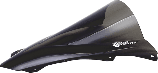 ZERO GRAVITY 2301-3247 Double Bubble Windscreen - Dark Smoke - ZX-4RR