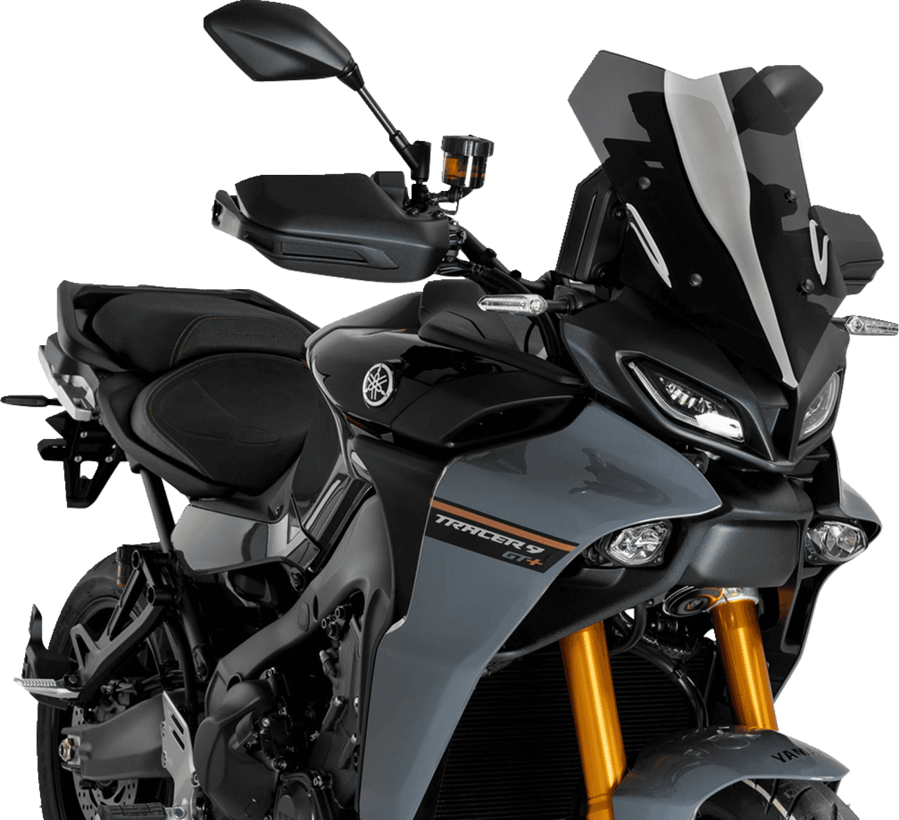PUIG HI-TECH PARTS 2301-3250 Sport Windscreen - Dark Smoke - Yamaha
