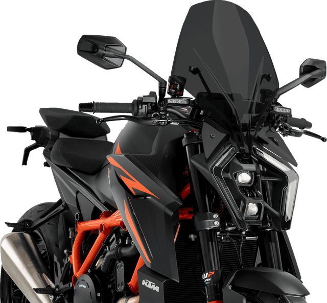 PUIG HI-TECH PARTS 2301-3255 New Generation Windscreen - Dark Smoke - 1390 Super Duke — image 2 of 2