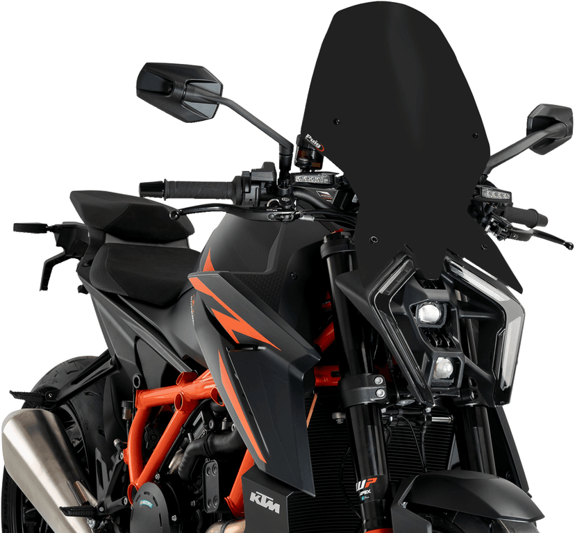PUIG HI-TECH PARTS 2301-3257 New Generation Windscreen - Black - 1390 Super Duke — image 2 of 2
