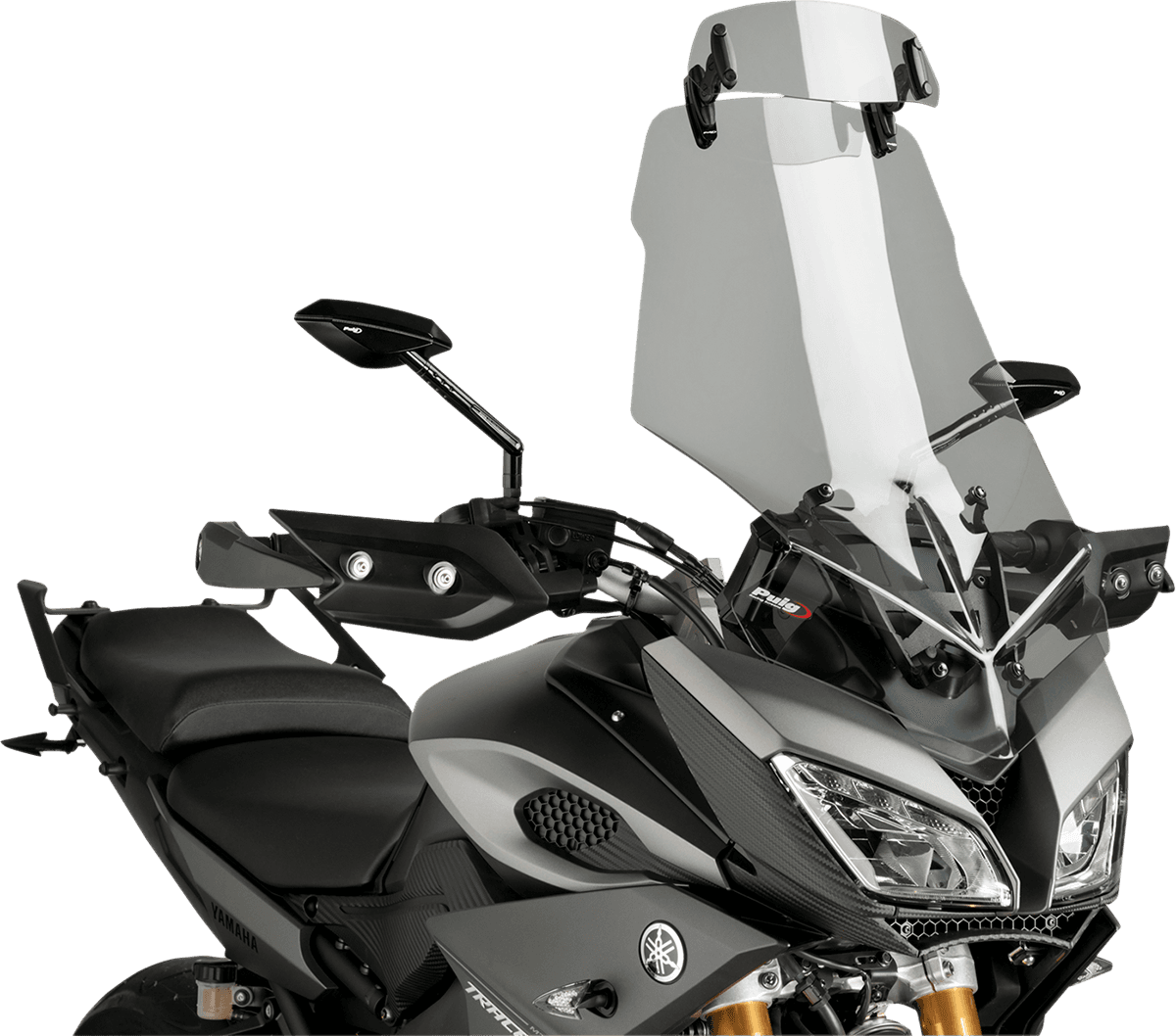 PUIG HI-TECH PARTS 2302-0145 Adjustable Visor - Smoke - XL1000V