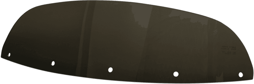 MEMPHIS SHADES 2310-0001 Windshield - 5" - Black - '86-'95 FLHT