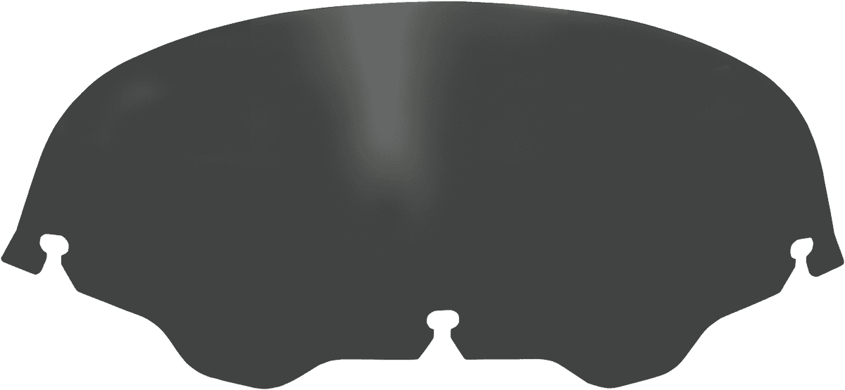 MEMPHIS SHADES 2310-0003 Windshield - 5" - Black '96-'13 FLHT