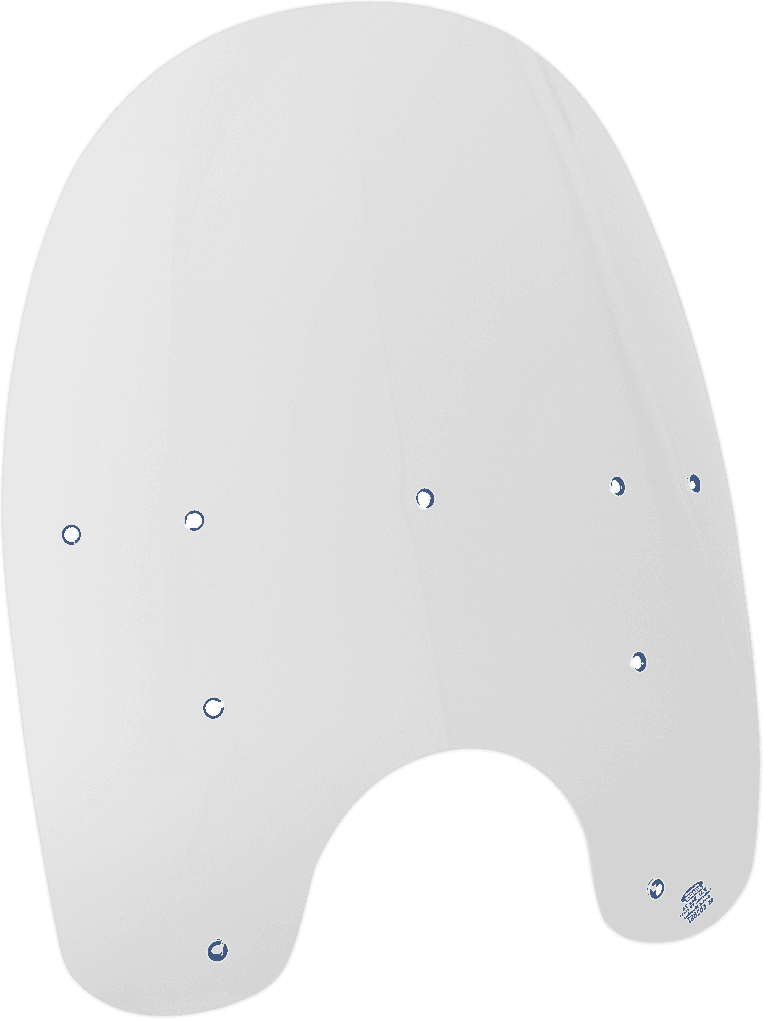 MEMPHIS SHADES 2310-0073 Replacement Windshield - 21" - Clear - Heritage/Fatboy