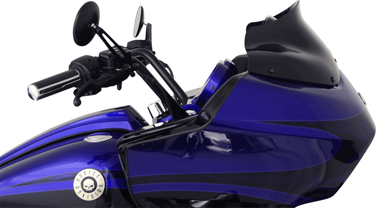 KLOCK WERKS 2310-0196 Sport Flare® Windshield - 8" - Black - '98-'13 FLTR
