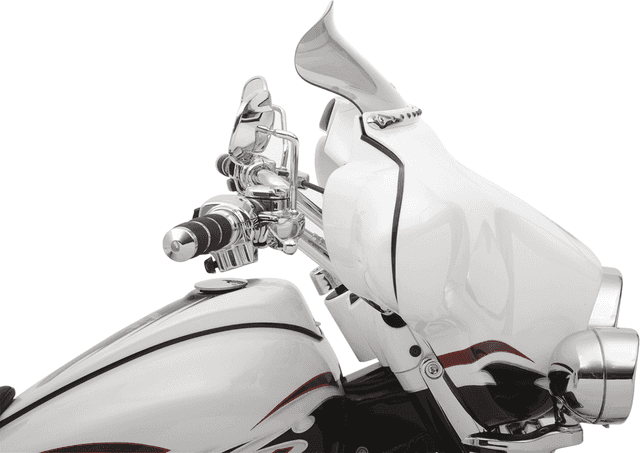 KLOCK WERKS 2310-0211 Flare® Windshield - 6-1/2" - Tinted - '96-'13 FLH — image 1 of 4