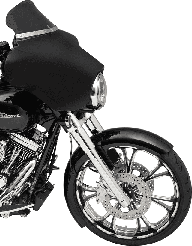 KLOCK WERKS 2310-0212 Flare® Windshield - 6-1/2" - Smoke - '96-'13 FLH — image 4 of 8