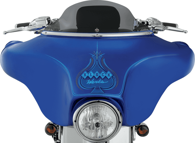 KLOCK WERKS 2310-0212 Flare® Windshield - 6-1/2" - Smoke - '96-'13 FLH — image 5 of 8