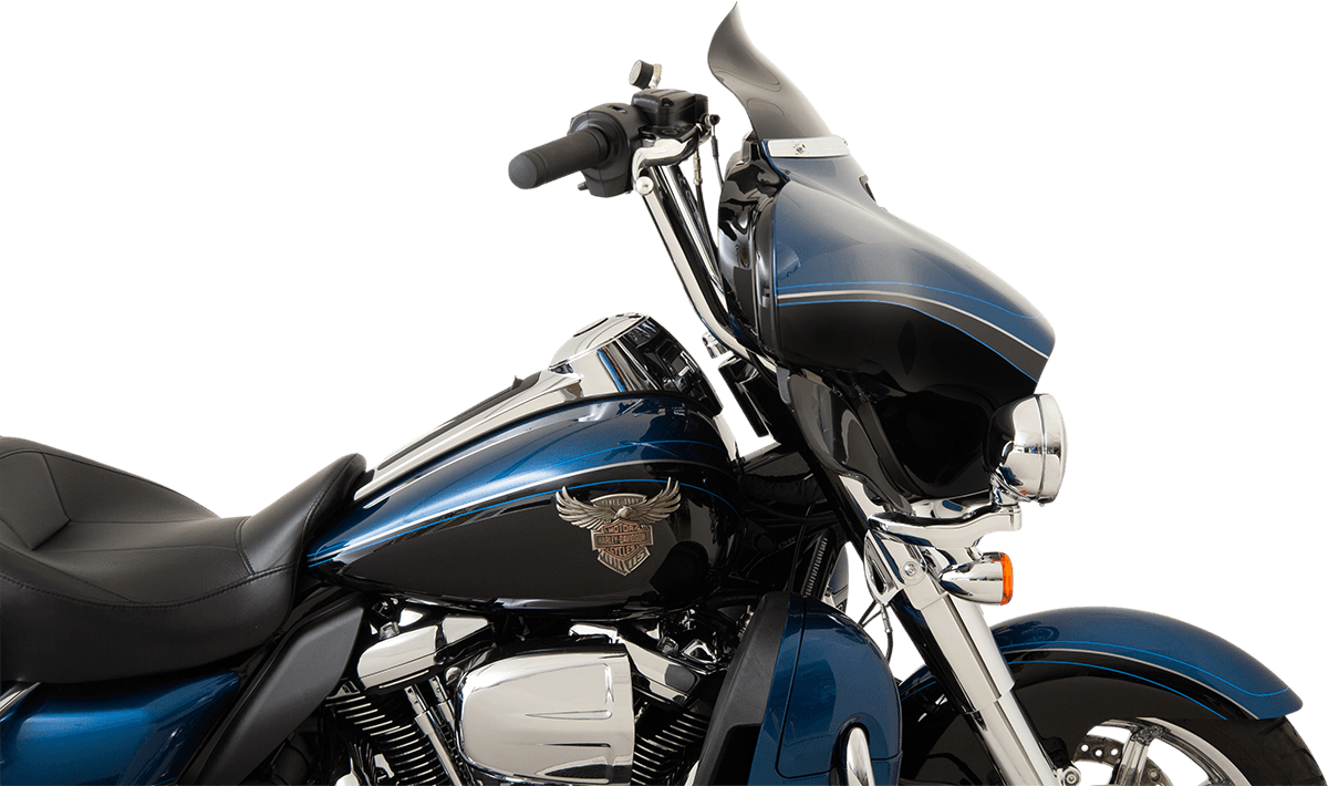 KLOCK WERKS 2310-0213 Flare® Windshield - 6-1/2" - Black - '96-'13 FLH