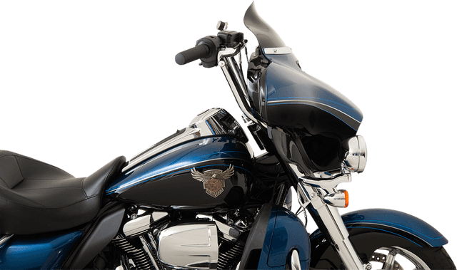 KLOCK WERKS 2310-0213 Flare® Windshield - 6-1/2" - Black - '96-'13 FLH — image 1 of 3