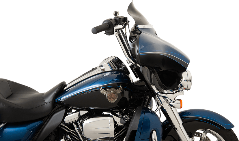 KLOCK WERKS 2310-0213 Flare® Windshield - 6-1/2" - Black - '96-'13 FLH — image 1 of 3
