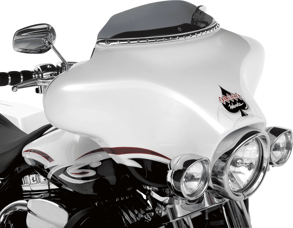 KLOCK WERKS 2310-0223 Flare® Windshield - 3-1/2" - Dark Tinted - '96-'13 FLH
