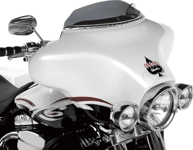 KLOCK WERKS 2310-0223 Flare® Windshield - 3-1/2" - Dark Tinted - '96-'13 FLH — image 1 of 3