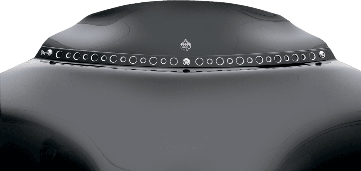 KLOCK WERKS 2310-0224 Flare® Windshield - 3-1/2" - Black - '96-'13 FLH