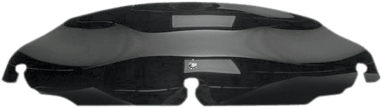 KLOCK WERKS 2310-0224 Flare® Windshield - 3-1/2" - Black - '96-'13 FLH — image 2 of 4