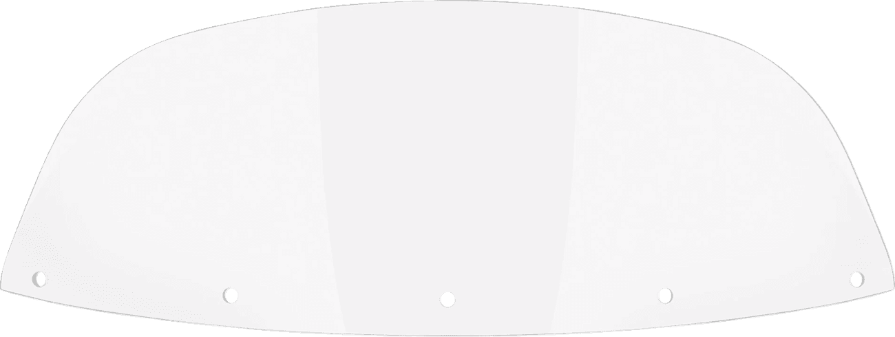 MEMPHIS SHADES 2310-0263 Windshield - 7" - Clear- '86-'95 FLHT