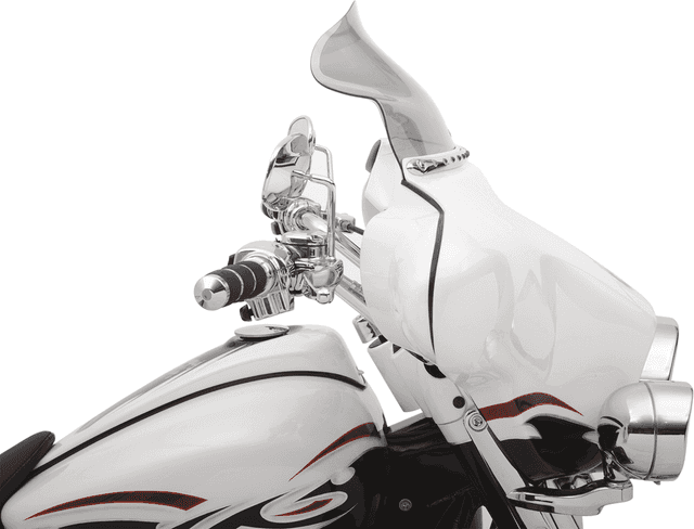 KLOCK WERKS 2310-0273 Flare® Windshield - 8-1/2" - Tinted - '96-'13 FLH — image 1 of 4