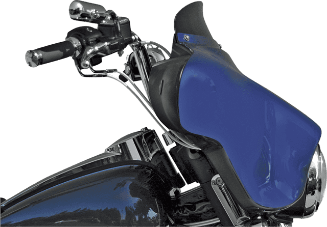 WIND VEST 2310-0283 Windshield - 4" - Black - FLHT/X — image 2 of 2