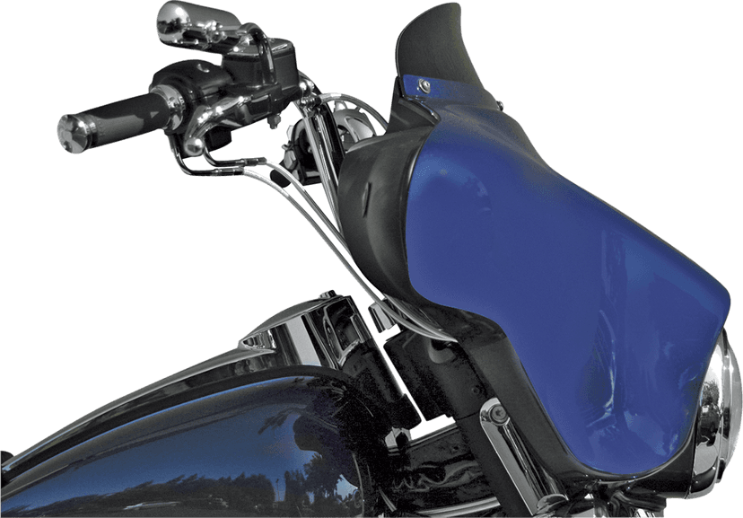 WIND VEST 2310-0283 Windshield - 4" - Black - FLHT/X — image 2 of 2
