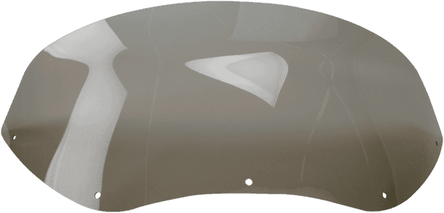 WIND VEST 2310-0294 Windshield - 10" - Smoke - FLTR — image 1 of 2