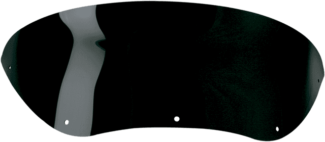 WIND VEST 2310-0295 Windshield - 8" - Black - FLTR — image 1 of 2