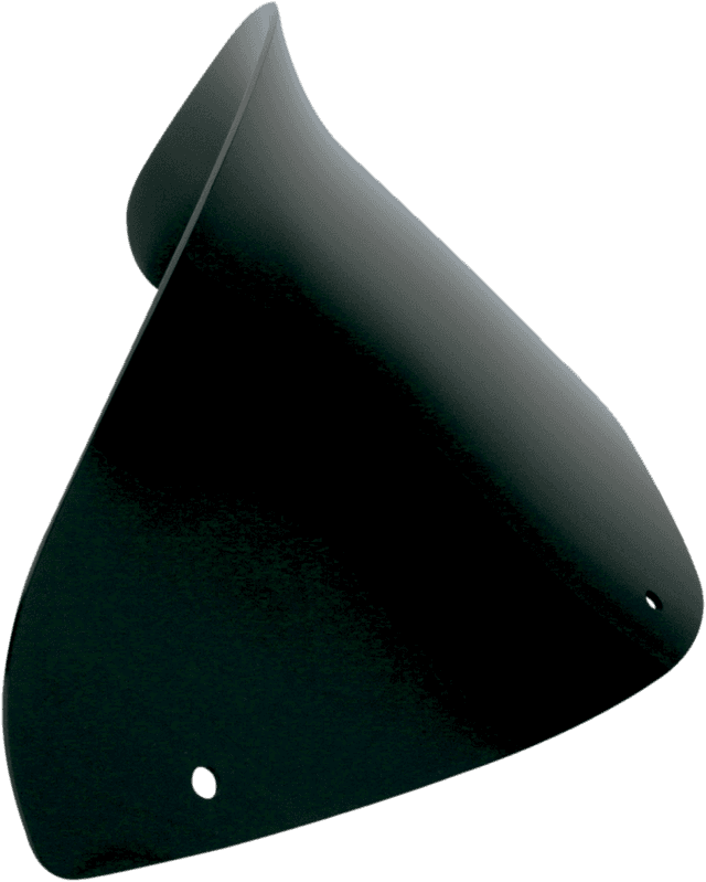 WIND VEST 2310-0295 Windshield - 8" - Black - FLTR — image 2 of 2