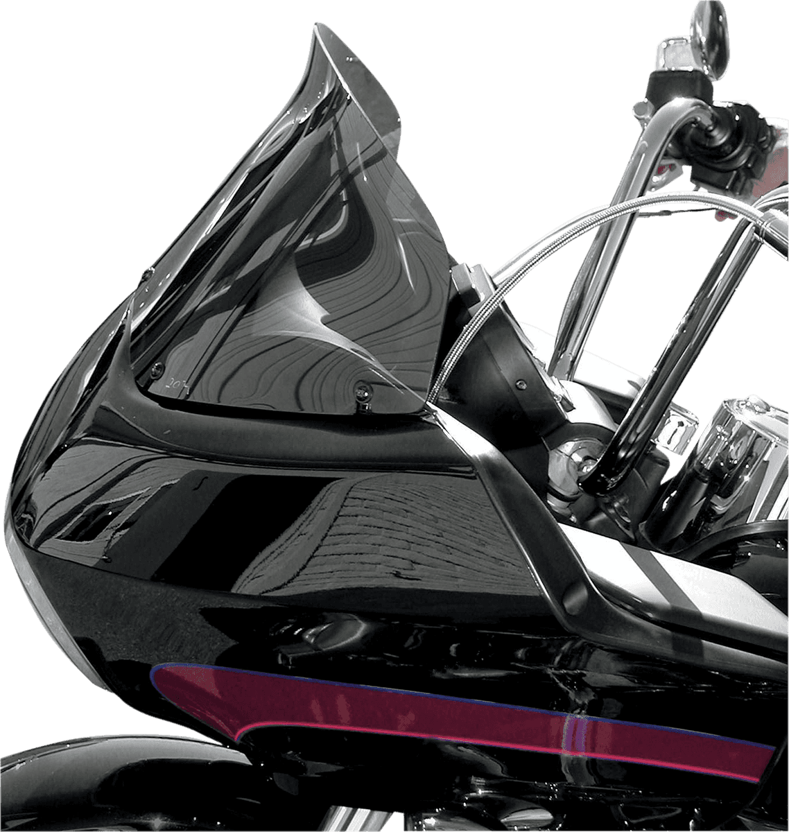 WIND VEST 2310-0298 Windshield - 10" - Dark Smoke - FLTR