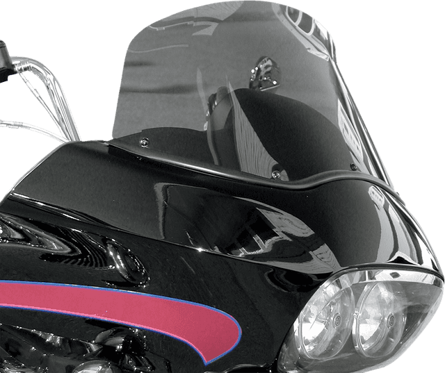 WIND VEST 2310-0300 Windshield - 12" - Dark Smoke - FLTR