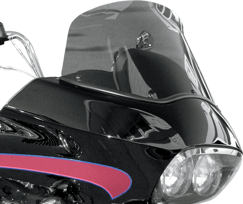 WIND VEST 2310-0300 Windshield - 12" - Dark Smoke - FLTR