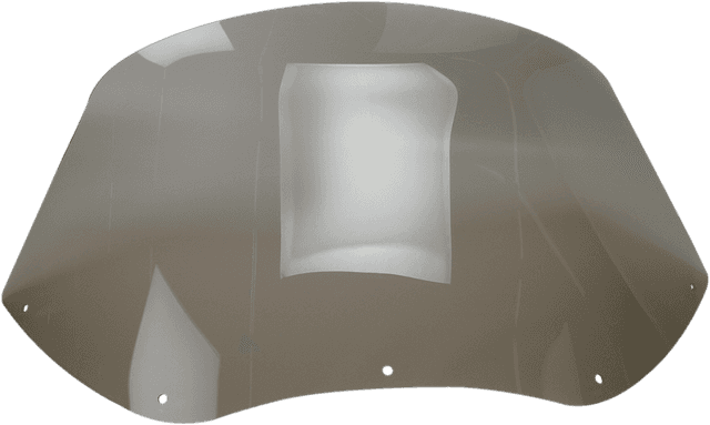 WIND VEST 2310-0302 Windshield - 14" - Smoke - FLTR — image 1 of 2