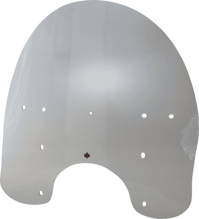 KLOCK WERKS 2310-0342 Billboard Flare® Windshield - 19-3/8" - Clear - '94-'25 FLH/FLD — image 2 of 2